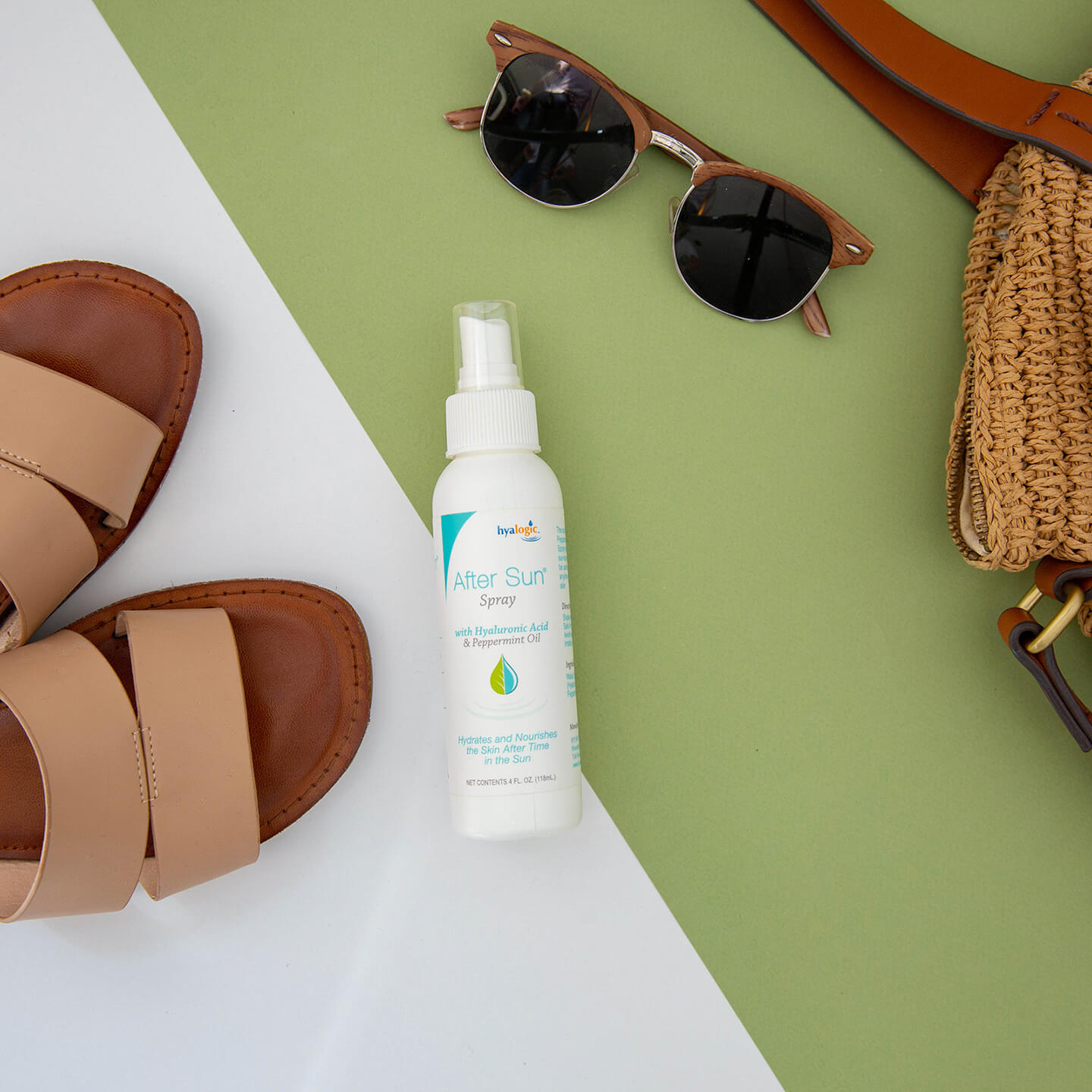 Hyalogic® After Sun Spray with soothing Hyaluronic Acid and Peppermint Oil